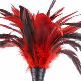 Red Chicken Feather Tickler