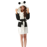 Hooded Animal Women Bathrobe