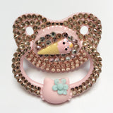 handmade bling pink adult pacifier