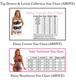 Premium 4 PC Superhero Corset Costume Top Drawer