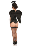 Lavish 3 PC Sexy Midnight Angel Corset Costume