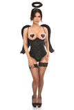 Lavish 3 PC Sexy Midnight Angel Corset Costume