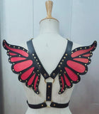 Faux Leather  Butterfly Wing Harness