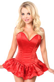 Satin Steel Boned Corset Dress Top Drawer