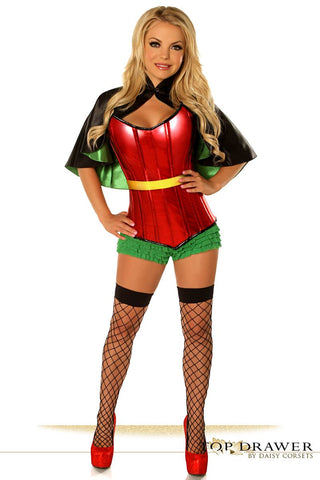 Superhero Sidekick Corset Costume Top Drawer
