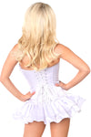 Satin Steel Boned Corset Dress Top Drawer