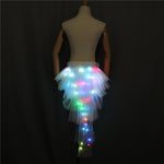 LED Tutu Skirt Up Neon Fancy Rainbow