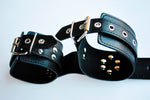 Leather Backhand Neckcuffs