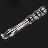 Warm Female Sex Glass Ice Fire Stick Supplies G-Spot Anal Plug Masturbation Device Orgasm