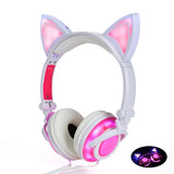 Cat Ear  flashing glowing led light cartoon gaming headset