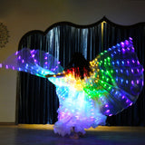 Rainbow Color Alas Angle Led Wings