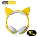 Cat Ear  flashing glowing led light cartoon gaming headset