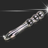 Warm Female Sex Glass Ice Fire Stick Supplies G-Spot Anal Plug Masturbation Device Orgasm