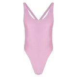 Hot Sexy Men's One-piece Sleeveless Backless High Cut Thong Bodysuit Leotard Swimsuit