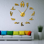 Kama Sutra DIY Decorative Giant Mute Wall Clock