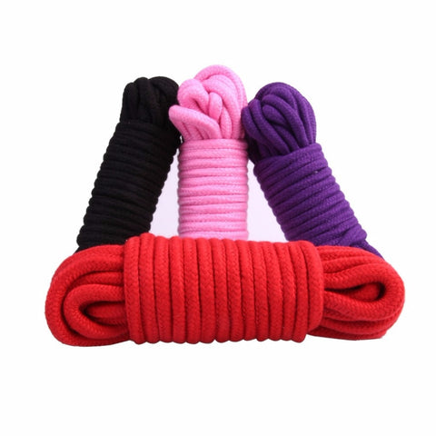 sexy 5M Sex Cotton Bondage Restraint Rope Slave Roleplay Toys