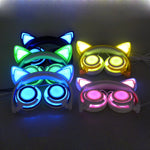 Cat Ear headphones LED  Flashing and Glowing