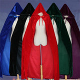 Velvet Hooded Adult Witch Cloak/Hood