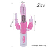 Thrusting Rabbit Vibrator Dildo G-spot Multispeed Massager