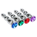 Jeweled Beaded Anal Plugs