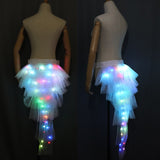 LED Tutu Skirt Up Neon Fancy Rainbow