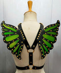 Faux Leather  Butterfly Wing Harness