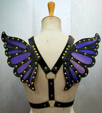 Faux Leather  Butterfly Wing Harness