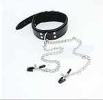 Clip-Chain Nipple Breast-Clamp Collar